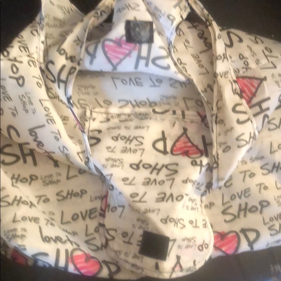 Silky Velcro closure shopping bag - Picture 2 of 3